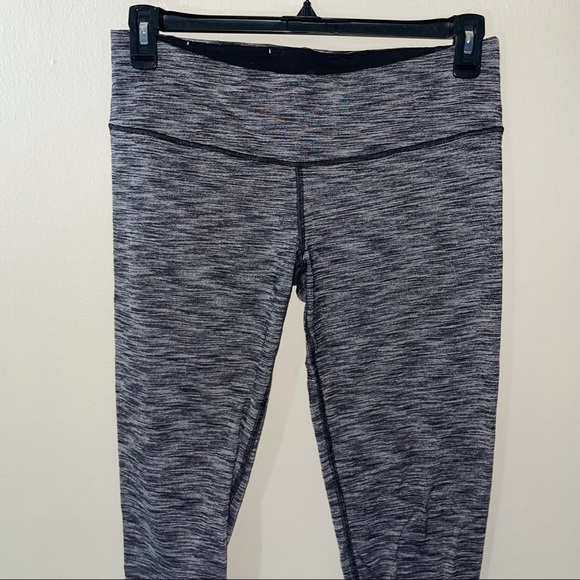 Victoria’s Secret Leggings Sport Knockout Full Length Space Dye Striped Pants - Picture 3 of 5